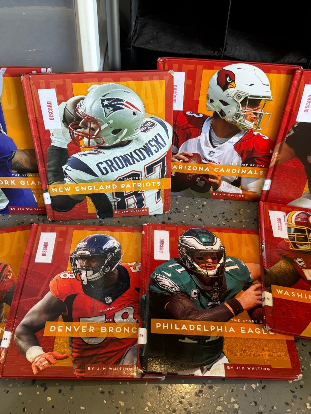 Set of 8 NFL Books for Kids